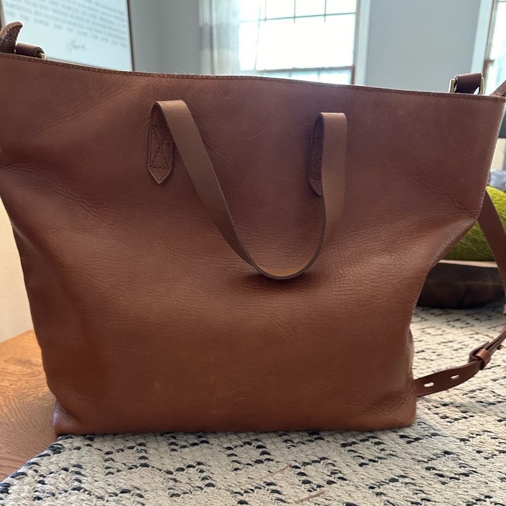 Madewell zip top Transport tote